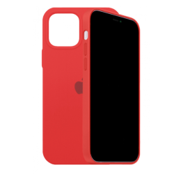 Чехол силиконовый Silicone case Magsafe для iPhone 12/12 Pro красный