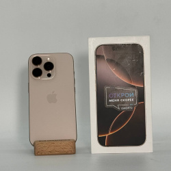 Смартфон Apple iPhone 16 Pro 256Гб "песчаный титан" б/у