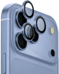 Защитное стекло камеры Uniq Optix Prime Sapphire для iPhone 18 Pro/18 Pro Max голубое