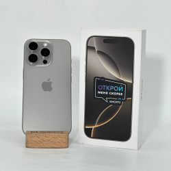 Смартфон Apple iPhone 16 Pro 128Гб &laquo;натуральный титан&raquo; б/у
