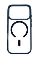 Чехол силиконовый Wiwu iShield Pro для iPhone 17 Pro прозрачный с черным