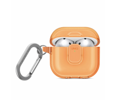 Чехол Uniq Glase Pro для Apple AirPods 4 оранжевый