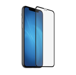 Защитное стекло SupGlass для iPhone XR/11 3D противоударное черное