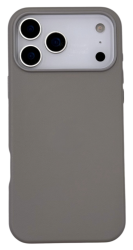 Чехол кожаный LeatherCase MagSafe для iPhone 17 Pro Max серый