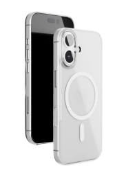 Чехол силиконовый VLP Air c MagSafe для iPhone 16 прозрачный