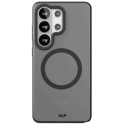Чехол силиконовый VLP Moon Case c MagSafe для Samsung Galaxy S26 матовый черный