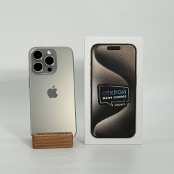 Смартфон Apple iPhone 15 Pro 256Гб &quot;натуральный титан&quot; б/у