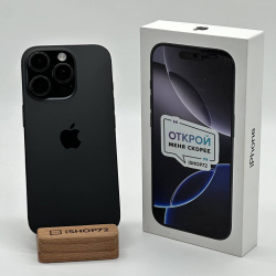 Смартфон Apple iPhone 16 Pro 256Гб &quot;чёрный титан&quot; б/у