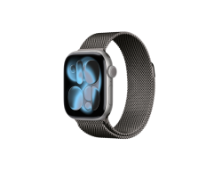 Apple Watch Series 11, 42 мм, корпус из алюминия цвета «серый космос», ремешок-петля черного цвета