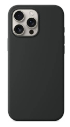 Чехол силиконовый Silicone Case MagSafe для iPhone 16 Pro черный