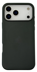 Чехол кожаный LeatherCase MagSafe для iPhone 17 Pro Max темно-зеленый