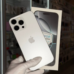 Смартфон Apple iPhone 16 Pro Max 256Гб "белый титан" б/у