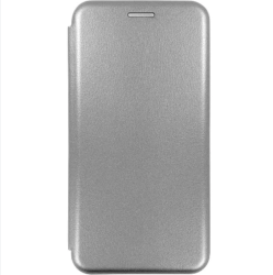 Чехол-книжка для Xiaomi Redmi Note 8 серебряный