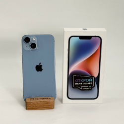 Смартфон Apple iPhone 14 128Гб голубой б/у
