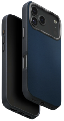 Чехол кожанный Uniq Lyden MagSafe для iPhone 17 Pro синий