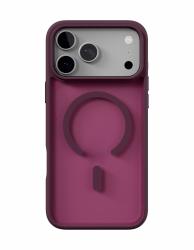 Чехол силиконовый VLP Bloom c MagSafe для iPhone 17 Pro Max/18 Pro Max бордовый