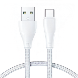 Кабель тканевый Joyroom Type-C to USB (2м) белый