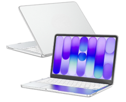 Чехол пластиковый Keephone Vocoo Smoky для MacBook Neo 13 (2026) А18 Pro матовый прозрачный