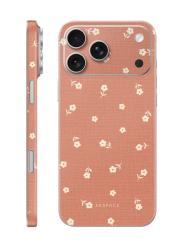Виниловая наклейка Kkspace для iPhone 17 Pro Max early flowers оранжевая