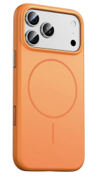 Чехол силиконовый Keephone Sumee с MagSafe для iPhone 17 Pro Max оранжевый