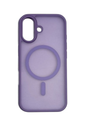 Чехол силиконовый Onzo c MagSafe для iPhone 17 матовый фиолетовый