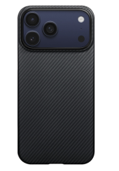 Чехол карбоновый PTM-KA MagSafe для iPhone 17 Pro Max черный