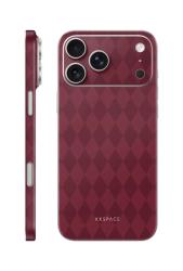 Виниловая наклейка Kkspace для iPhone 17 Pro Max ice cubes бордовая