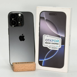 Смартфон Apple iPhone 16 Pro 256Гб "черный титан" б/у