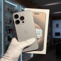 Смартфон Apple iPhone 15 Pro 128Гб "натуральный титан" б/у