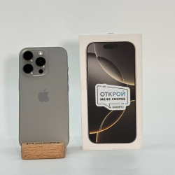Смартфон Apple iPhone 16 Pro 512Гб "натуральный титан" б/у