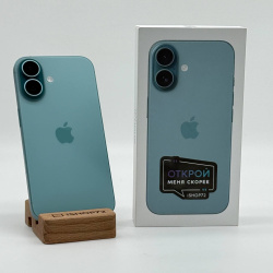 Смартфон Apple iPhone 16 256Гб бирюзовый б/у