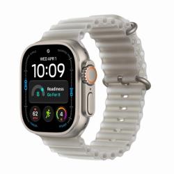 Apple Watch Ultra 4 GPS + Cellular, 49 мм, корпус из натур. титана, ремешок Ocean серого цвета