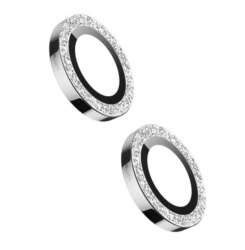 Защитное стекло камеры Uniq Optix Aluguard для iPhone 16/16 Plus блестящее