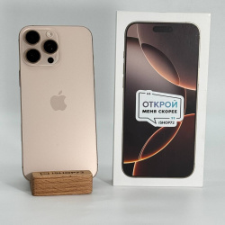 Смартфон Apple iPhone 16 Pro Max 1Тб "песчаный титан" б/у