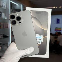 Смартфон Apple iPhone 16 Pro Max 512Гб &laquo;натуральный титан&raquo; б/у