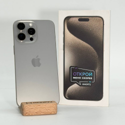 Смартфон Apple iPhone 15 Pro Max 256Гб "натуральный титан" б/у