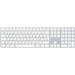 Клавиатура Apple Magic Keyboard с цифровой панелью серебристая