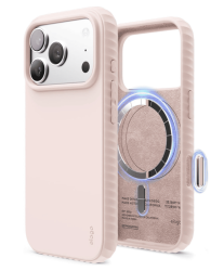 Чехол Elago с MagSafe силиконовый с усиленными бортами для iPhone 17 Pro светло-розовый