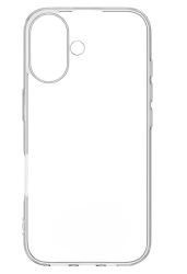 Чехол пластиковый Kwi-Ni для iPhone 17 прозрачный
