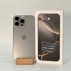 Смартфон Apple iPhone 16 Pro Max 256Гб "натуральный титан" б/у
