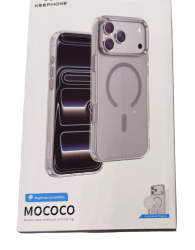 Чехол силиконовый Keephone Mococo с MagSafe для iPhone 17 Pro Max серый