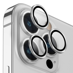 Защитное стекло камеры Uniq Optix для iPhone 14 Pro/14 Pro Max серебристое