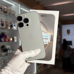 Смартфон Apple iPhone 16 Рro 128Гб "натуральный титан" б/у