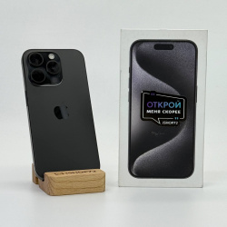 Смартфон Apple iPhone 15 Pro 128Гб &quot;черный титан&quot; б/у
