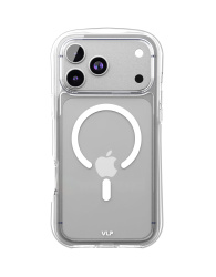 Чехол силиконовый VLP Bubble Case c MagSafe для iPhone 17 Pro Max белый