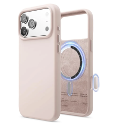 Чехол Elago c MagSafe кожаный для iPhone 17 Pro Max розовый