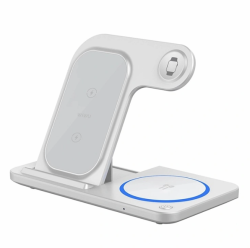 Док-станция Bazic Station mini 15W 3 в 1 белая