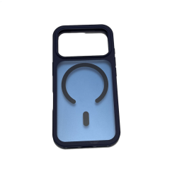 Чехол силиконовый Onzo c MagSafe для iPhone 17 Pro матовый темно-синий