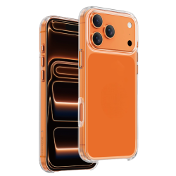 Чехол пластиковый ClearCase Color MagSafe для iPhone 17 Pro/18 Pro оранжевый