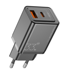 СЗУ Vyvylabs GaN 33W Type-C + USB черное